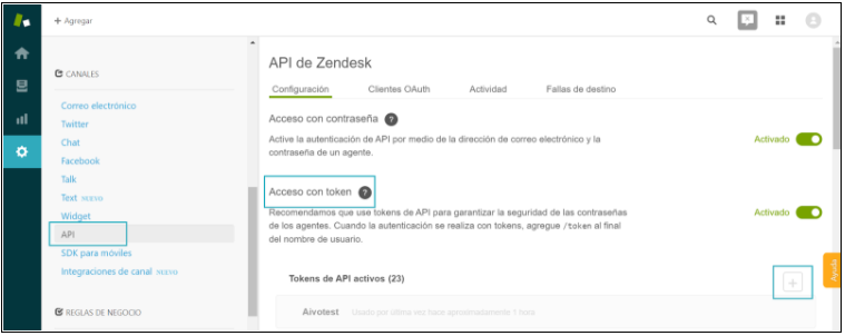 Get your Zendesk Support security token