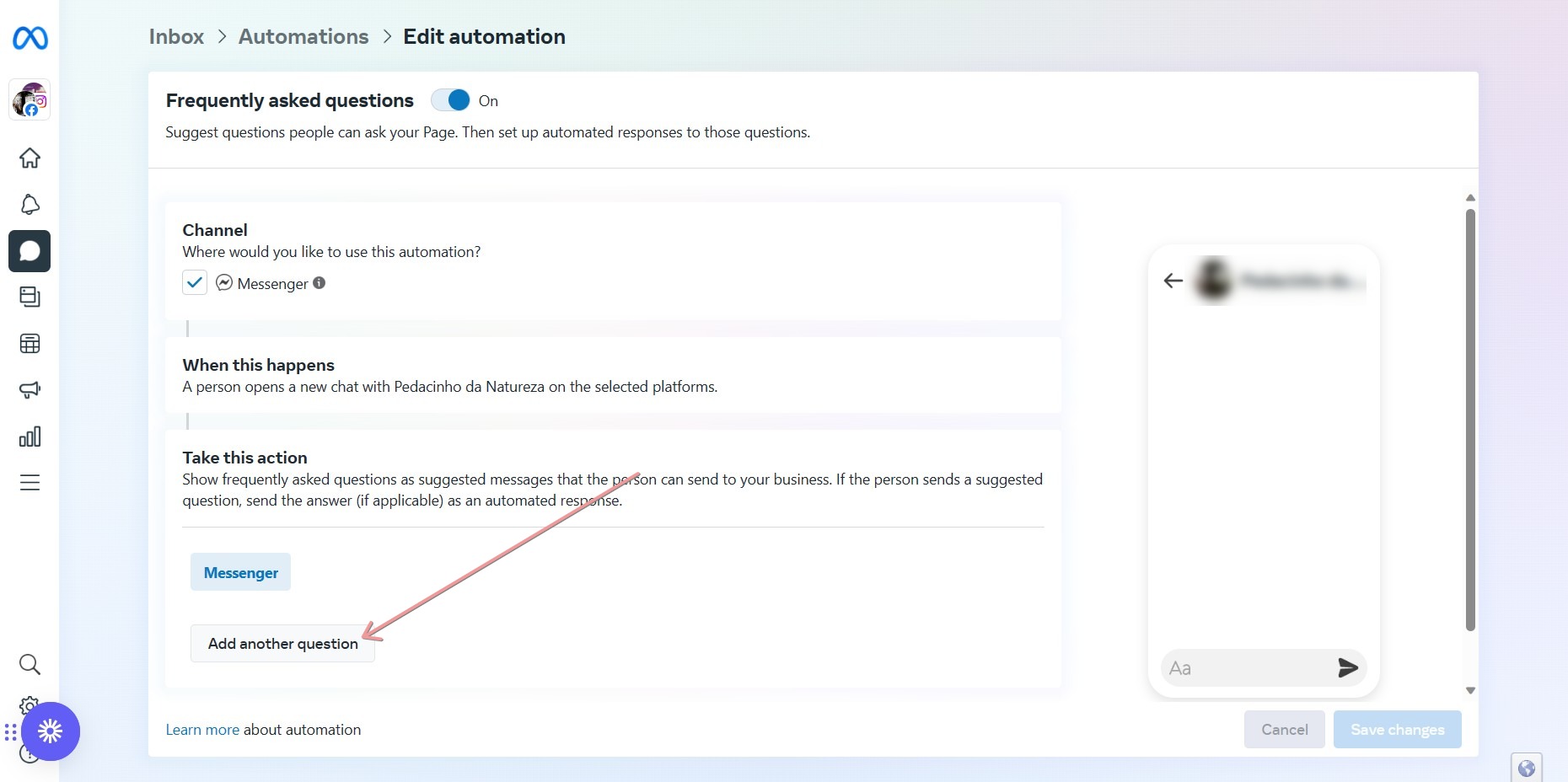 Click on Add another question