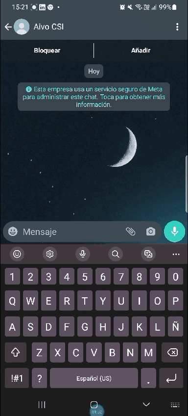 Example of interaction flow to calculate a loan